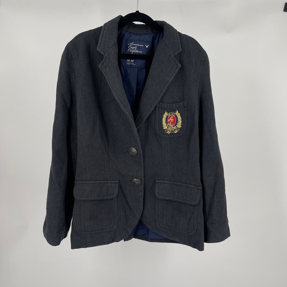 Vintage Y2K American Eagle Women's Blazer M Ivy League Old Money Academia Preppy